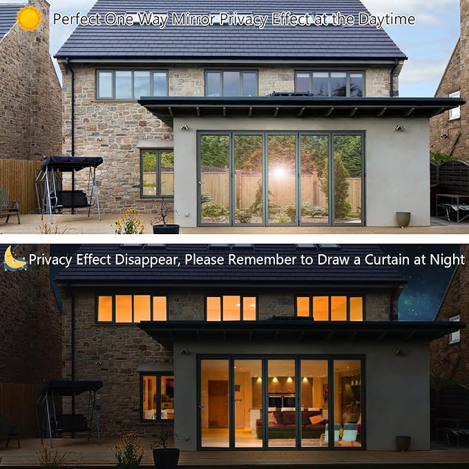 STATINT House Window Tint Film Window Privacy Film Heat Reducing Anti UV - Image 5