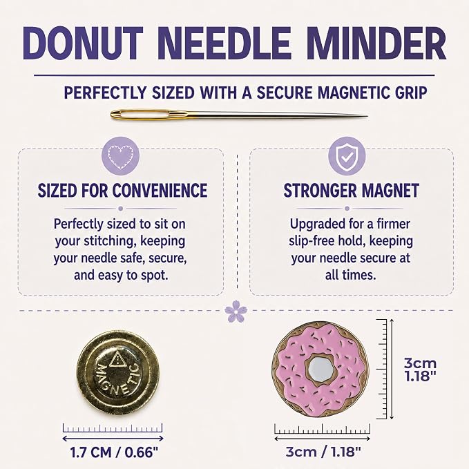 The Quilted Bear Needle Minder - Image 2