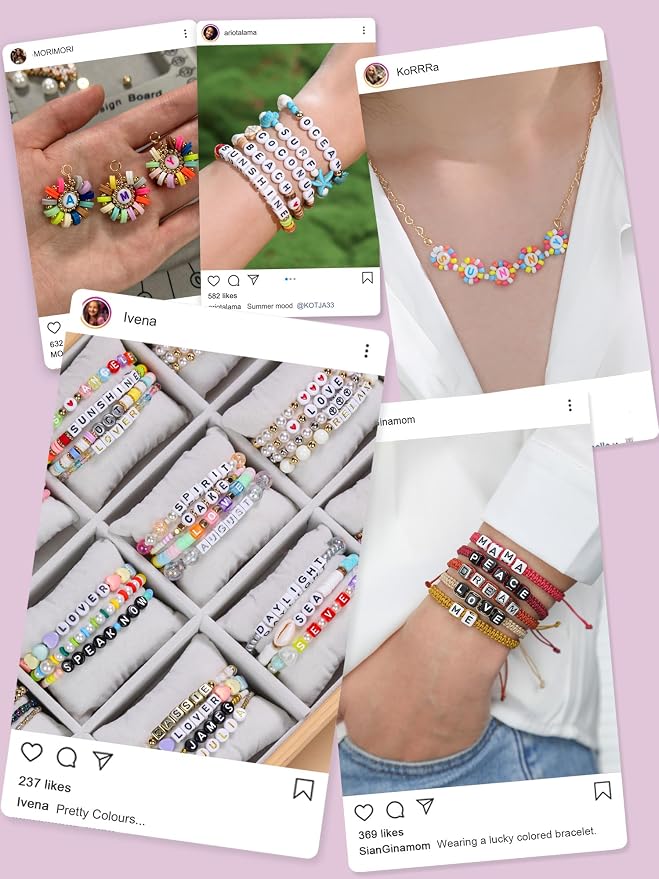 DoDoBeads Letter Beads for Bracelets - Image 6