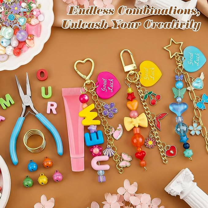 Ecoofor 502 Pcs Keychain Making Kit - Image 3