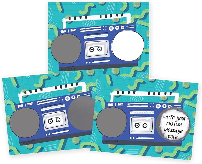 Make Your Own DIY Scratch Off ScratchNotes 20 Pack 3x4 Note Cards & Stickers by MyScratchOffs