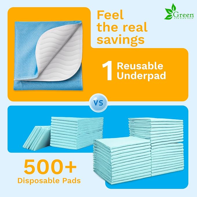 GREEN LIFESTYLE Washable Pee Pads - Image 8