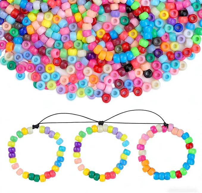 1000pcs Pony Beads, Kandi Beads - Image 4