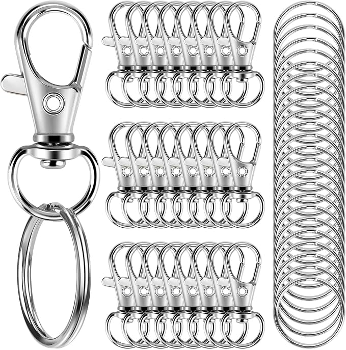 50PCS Metal Lobster Claw Clasp by Rysent