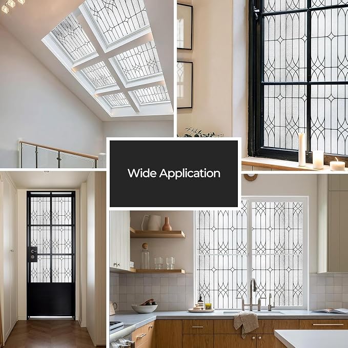 ADD.HERES Window Privacy Film, Stained Glass Decorative Static Cling, Removable - Image 7