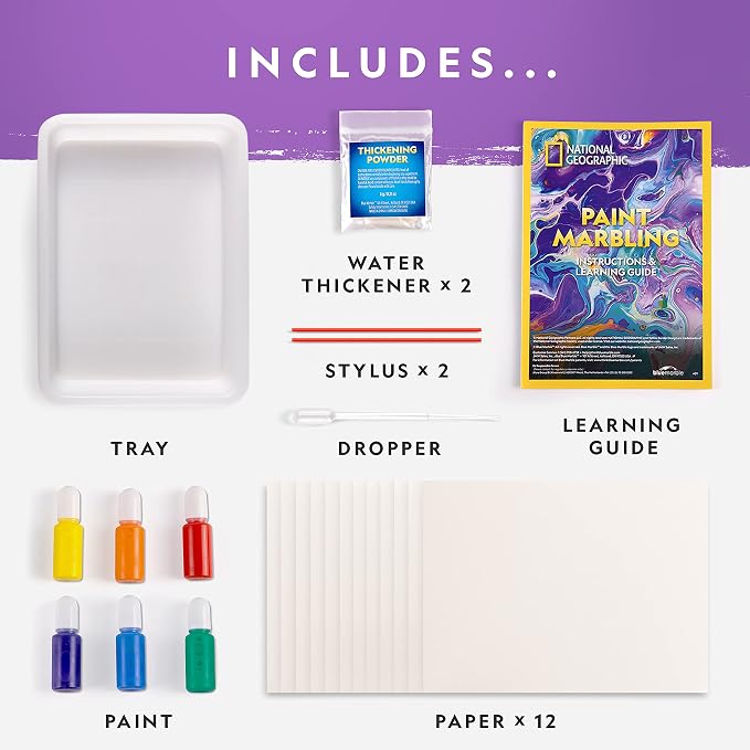 NATIONAL GEOGRAPHIC Marbling Paint Kit - Image 5