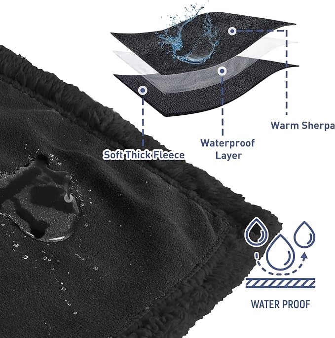 Kritter Planet Waterproof Dog Blanket, Reversible Water Proof Pet Blanket - Image 3