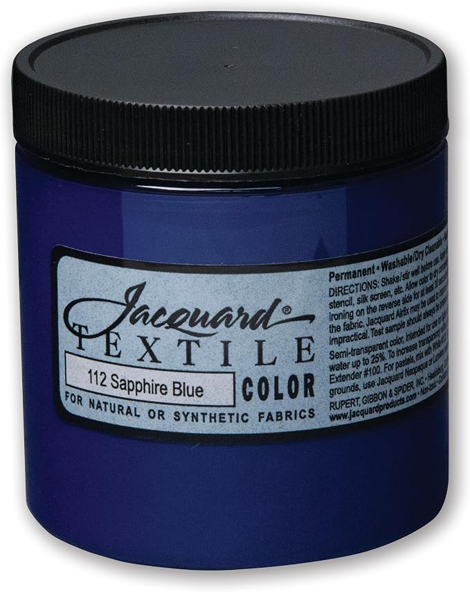 Jacquard Textile Color Saphire Blue by Jacquard