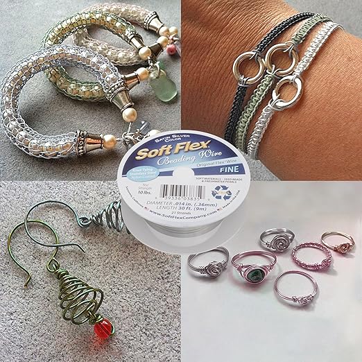 Soft Flex 21 Strand Beading Wire - Fine 0.14 Diameter - 30 Feet Design Wire