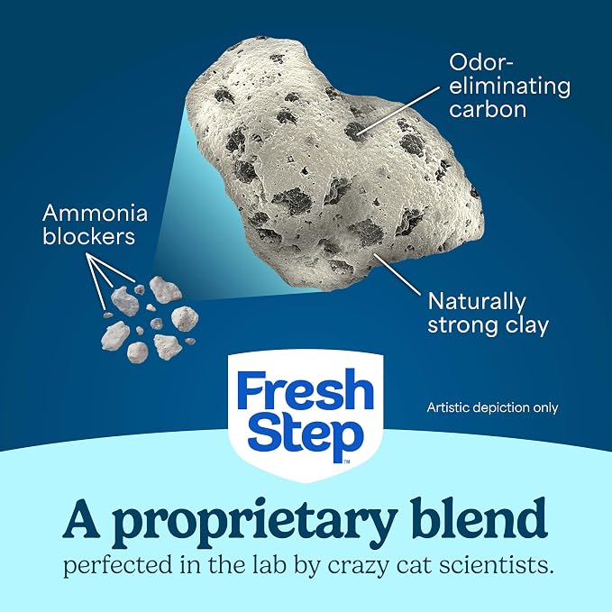 Fresh Step Clumping Cat Litter, Long Lasting Odor Control Kitty Litter - Image 8