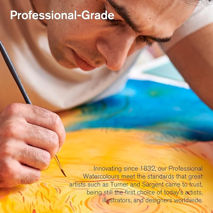 Winsor & Newton Professional Water Colour Paint, Half Pan, Cobalt Green Deep