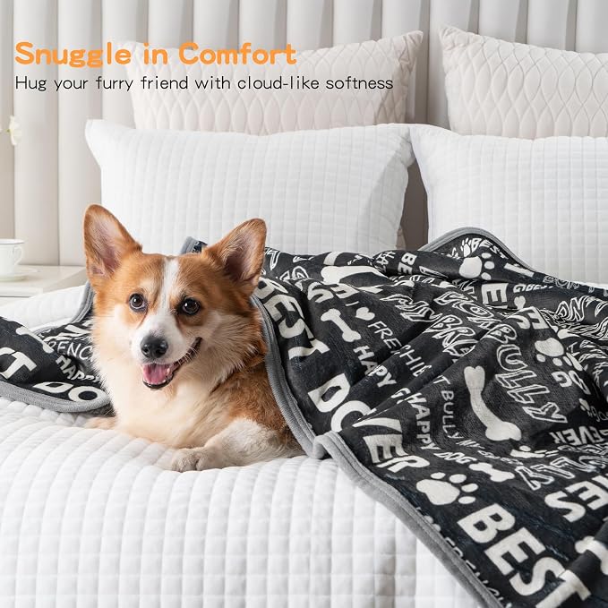 Waterproof Dog Blankets Pet Blanket, Soft Fluffy Sofa Car Bed Protector - Image 5