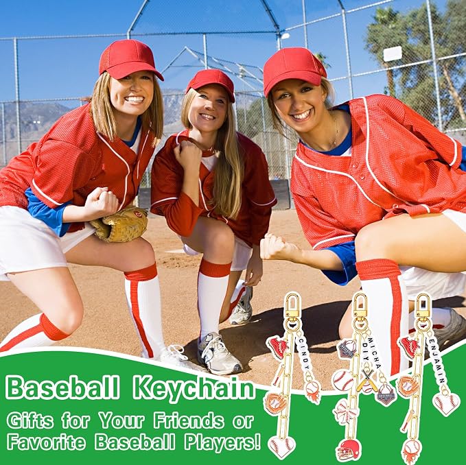 CraftyDream 558 Pcs Baseball Charms - Image 6