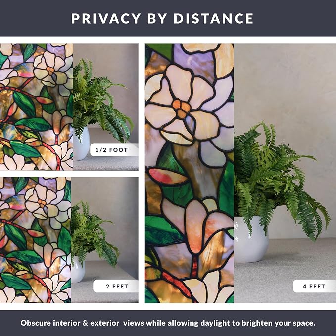 artscape Magnolia Window Film 24" x 36" - Image 4