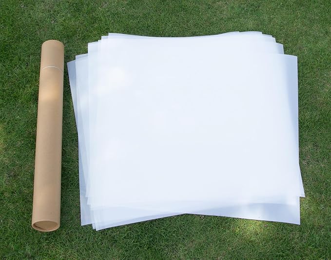24X24 Inch 7mil Blank PET Laser Cutting Stencil Plastic Sheets, Food-Safe Mylar by neglex