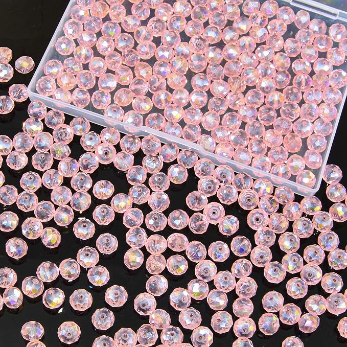 220Pcs 10mm Crystal Glass Beads by Laopottbeads