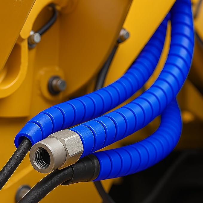 Electriduct 1.25 Inch Heavy Duty Spiral Wrap HDPE Flexible Plastic Cable Sleeve - Image 5