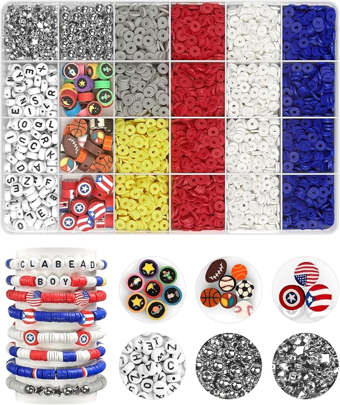 ClaBead Bracelet Making Kit for Boys by ClaBead