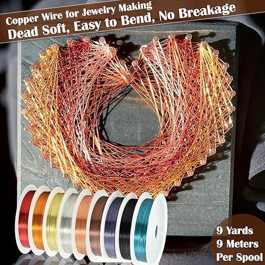 26 Gauge Copper Wire for Jewelry Making - Image 3