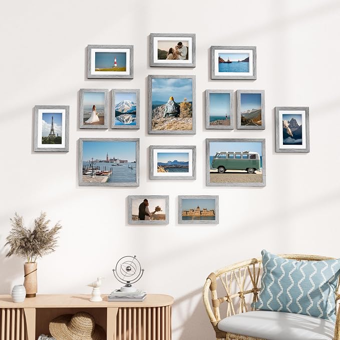 Vittanly 15 Pack Picture Frames Collage Wall Decor - Image 8