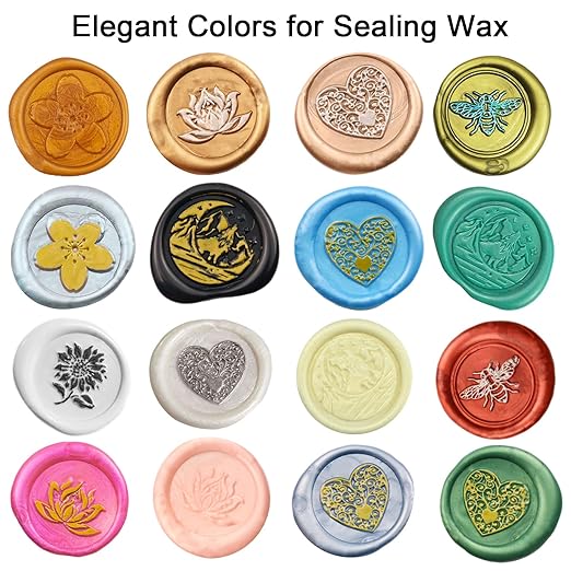 20PCS Mini Glue Gun Wax Seal Sticks for Wax Seal Stamp, Sealing Wax Sticks for Wedding Invitations, Cards, Envelopes (Greenish Gold)