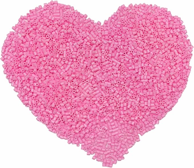 1000 Pcs Beads Fuse Beads - 5mm Pink Melting Beads by Yowamho