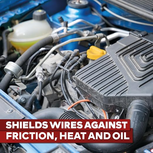 XFasten Wire Harness Tape, 3/4-Inch x 90-Foot, High Temp Wiring Loom Harness - Image 8