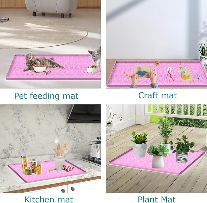 Cat Litter Mat, Silicone Large Cat Mat - Image 6
