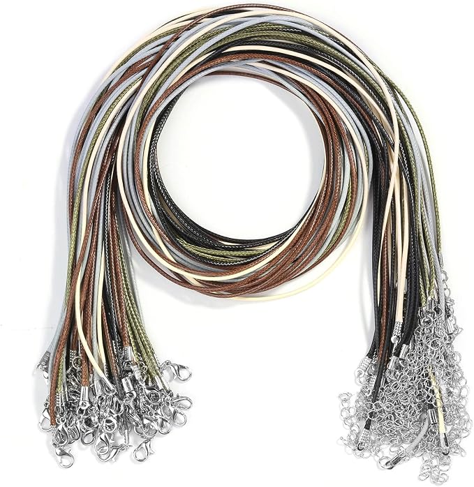 Necklace Cord, Paxcoo 50Pcs Necklace String Rope - Image 8
