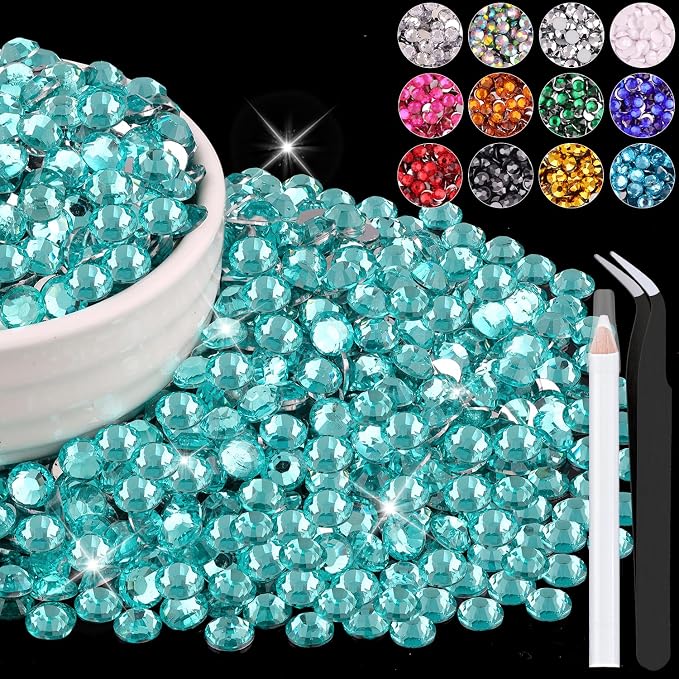4000PCS 5mm Resin Rhinestones Bulk by BELLEBOOST