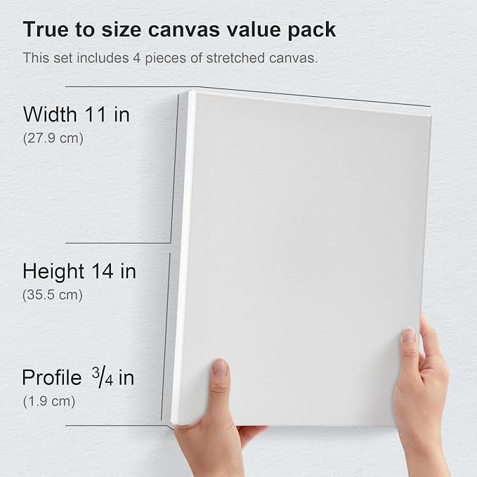 PHOENIX Professional Stretched Watercolor Canvas - Image 6