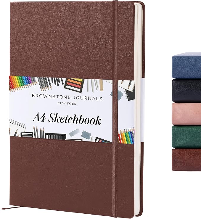 BROWNSTONE JOURNALS A4 Sketch Book Hardcover by Unknown