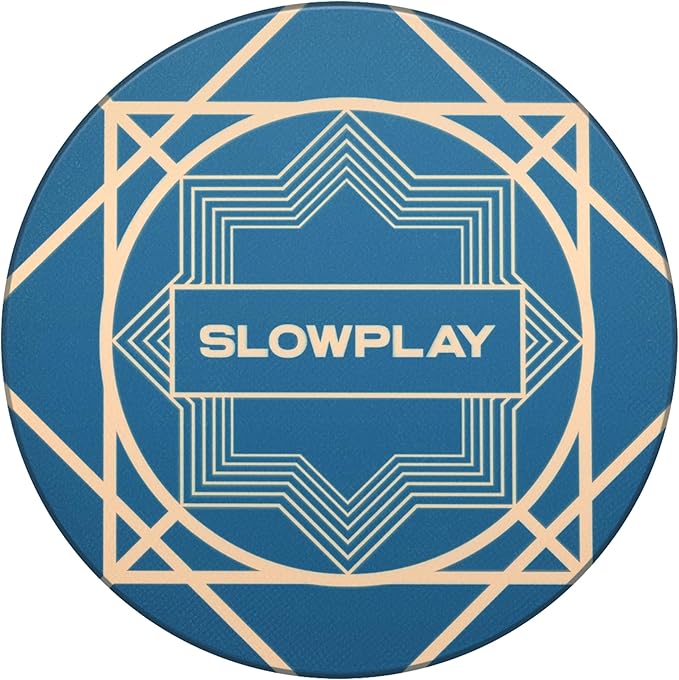 SLOWPLAY Nash Ceramic Poker Chips in Bulk, Casino Grade Ceramic 12-Gram Poker Chip for Texas Hold'em, 43mm Professional Chips Pack of 50 (Green)