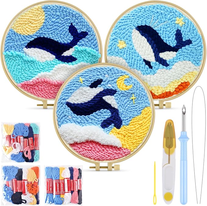 TINDTOP Punch Needle Kits, Punch Needle Embroidery Kits by TINDTOP
