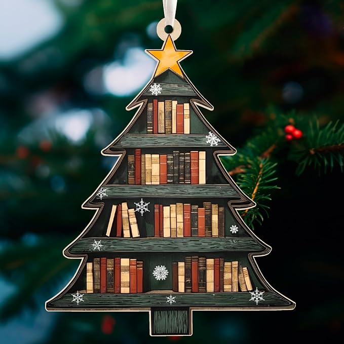 Sensemory Book Christmas Ornament 2025 Faux Stained Glass, Tree Decor Ornaments - Image 5