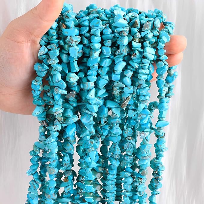 200pcs Natural Chip Stone Beads Gemstone Healing Crystal Loose Rocks Bead | - Image 3