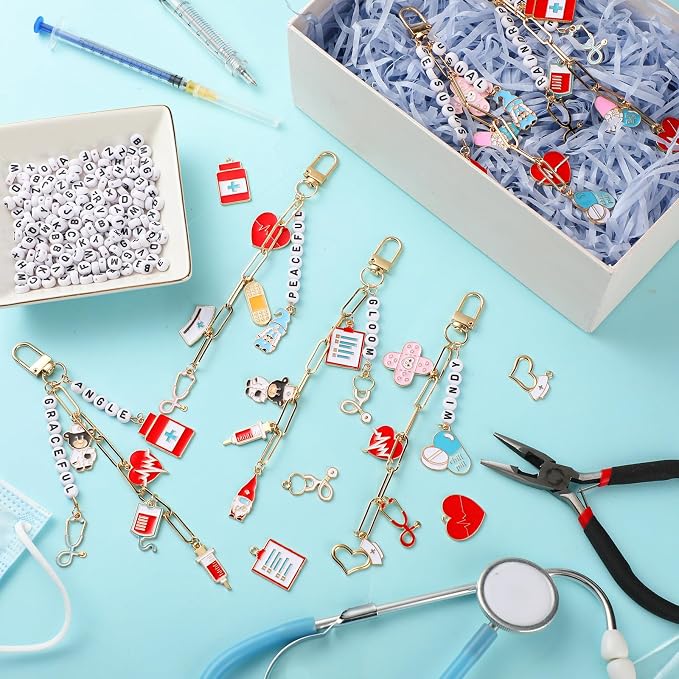 CraftyDream 558 Pcs Nurse Charms - Image 7
