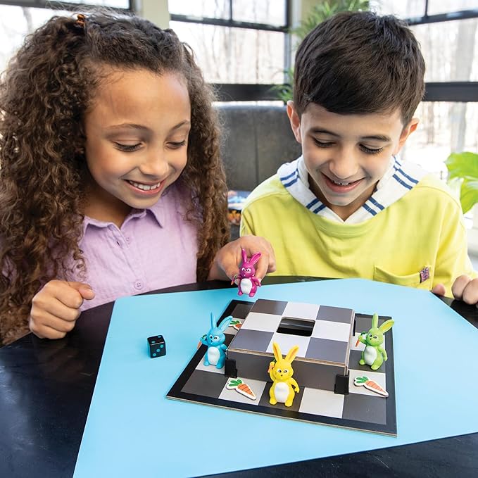 MindWare Stabbits: Strategic Bunny Battle Game – Beware of Backstabbing Rabbits with Lethal Carrots – Fun and Sneaky Board Game for 2-6 Players