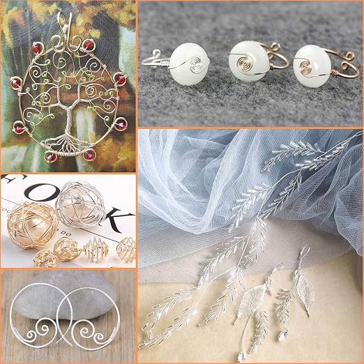 22 Gauge Jewelry Wire, Anezus Craft Wire Tarnish Resistant Copper Beading Wire - Image 8
