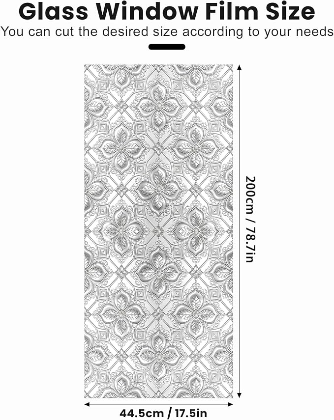 Stained Glass Window Privacy Film Static Cling - Image 2