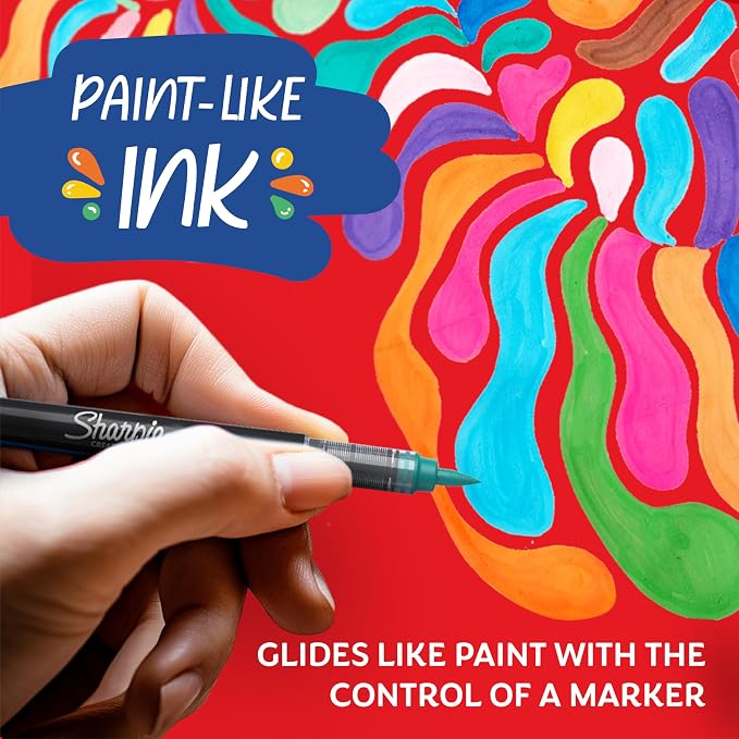 Sharpie Creative Markers, Water-Based Acrylic, Bullet Tip, Kids Activity - Image 3