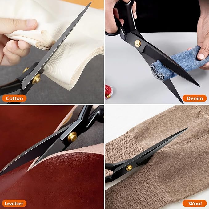 Fabric Scissors Professional, Tailor Sharp Sewing Shears - Image 5