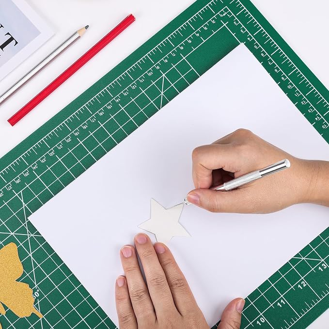 Cutting Mat 12"x18", 10 Pack Double-Sided 5-Ply Self Healing Sewing Cutting Mat - Image 5