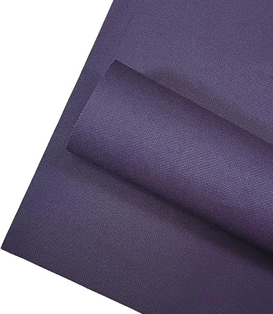 2 Sheets of Navy 14 Count Aida Cloth – 18 x 18 Inch Pre-Cut Fabric Squares – Cross Stitch Fabric – 100% Cotton – Ideal for Needlework & Embroidery – The Knotty Unicorn