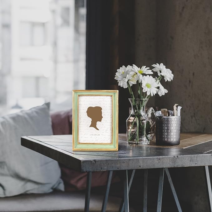 AELS 5x7 Inch Vintage Picture Frame, Elegant Antique Photo Frames - Image 6