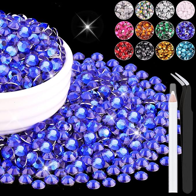 4000PCS 5mm Resin Rhinestones Bulk by BELLEBOOST