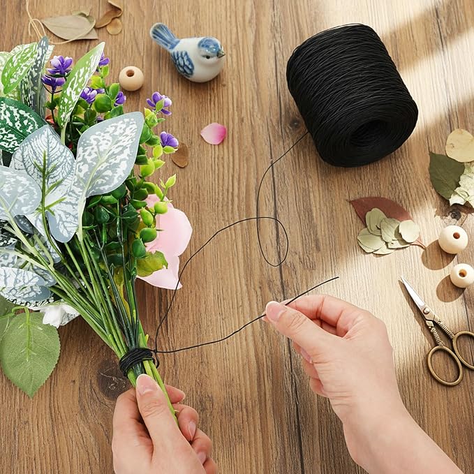 Syhood 1345 Feet Floral Vine Bind Wire Rustic Wrapping Wire - Image 5