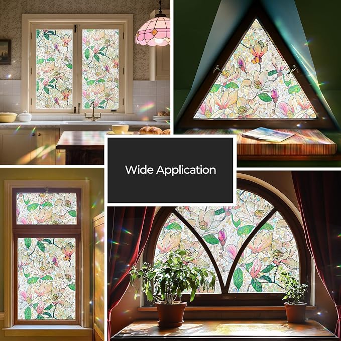 ADD.HERES Window Privacy Film, Stained Glass Decorative Static Cling, Removable - Image 7