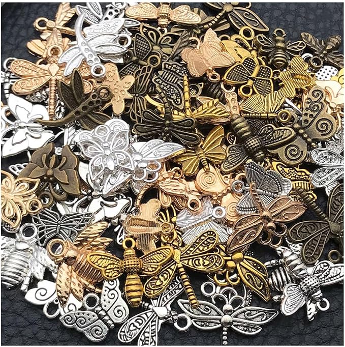 WOCRAFT 100pcs Butterfly Charms by WOCRAFT