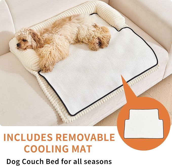 HAOMAIJIA Dog Couch Bed for Small Dogs, Non Slip Pet Couch Covers for Sofa - Image 2
